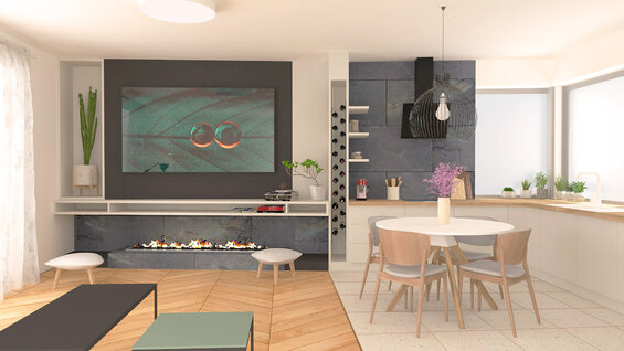 návrh interiéru rodinného domu | služby architektúry stromme.sk