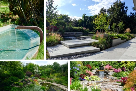 vodné prvky v záhrade