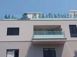 záhrada na streche bytového domu